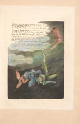 Europe. A Prophecy, Plate 4, Unwilling I Look Up (Bentley 5)