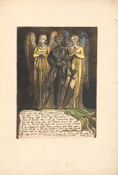 Europe. A Prophecy, Plate 7, Now comes the night... (Bentley 8)