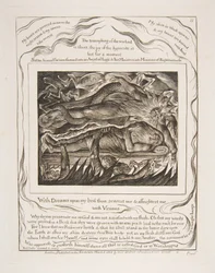 Jobs Evil Dreams, from Illustrations of the Book of Job, 1825-26