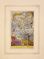Title page to Songs of Innocence: plate 2 from Songs of Innocence and of Experience (copy R) c.1802-08