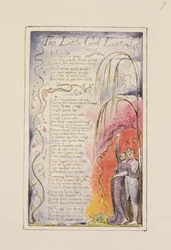 The Little Girl Lost: Plate 35 from Songs of Innocence and of Experience (copy R) c.1802-08