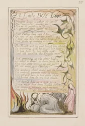 A Little Boy Lost: Plate 53 from Songs of Innocence and of Experience (copy R) c.1802-08