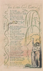 Songs of Innocence and of Experience, Plate 20, The Little Girl Lost (Bentley 34)