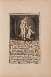 Songs of Innocence and of Experience, Plate 22, The Little Boy Found (Bentley 14)