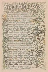Songs of Innocence and of Experience, Plate 26, A Cradle Song (Bentley 16)
