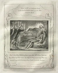 The Book of Job: No. 7, And When they had lifted up their eyes afar off and knew him not, they lifted up their voices and wept