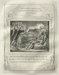 The Book of Job: No. 7, And When They Had Lifted Up Their Eyes Afar Off and Knew Him Not..., 1825