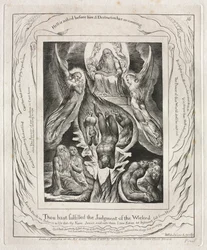 The Book of Job: Pl. 16, Thou Hast Fulfilled the Judgment of the Wicked