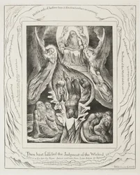 The Book of Job: Pl. 16, Thou Hast Fulfilled the Judgment of the Wicked, 1825