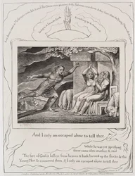The Book of Job: Pl. 4, and I only am escaped alone to tell thee