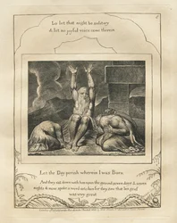 The Book of Job: Pl. 8, Let the Day perish wherein I was Born