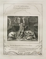 The Book of Job: Pl. 8, Let the Day perish wherein I was Born