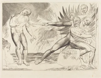 The Circle of the Corrupt Officials; the Devils Tormenting Ciampolo