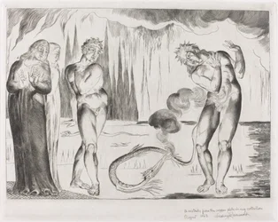 The Circle of the Thieves, Buoso Donati Attacked by the Serpent