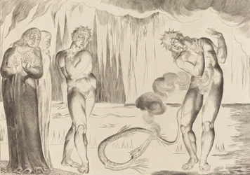 The Circle of the Thieves, Buoso Donati Attacked by the Serpent