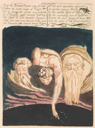 The First Book of Urizen, Plate 13, Thus the Eternal Prophet Was Divided (Bentley 15)