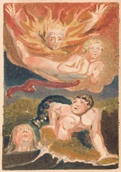 The First Book of Urizen, Plate 22 (Bentley 24)