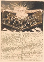 The First Book of Urizen, Plate 6, "In living creations appear