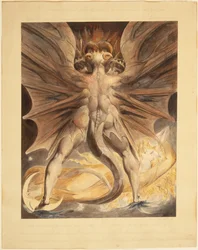 The Great Red Dragon and the Woman Clothed with the Sun (Rev. 12: 1-4), c.1803-05