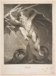 Tornado-Zeus Battling Typhon Erasmus Darwin, The Botanic Garden