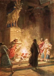 A Prophet of God Denounces the Idolatry of Jeroboam