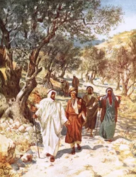 Jesus and His Disciples Travelling into Galilee