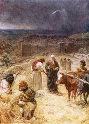 King David purchasing the threshing floor