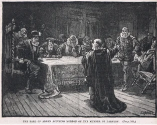 The Earl of Arran accusing Morton of the murder of Darnley, 1581