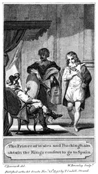 The Prince of Wales and Buckingham Obtain the King