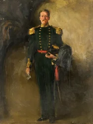 A Man in the Green Uniform of the Scottish Archers