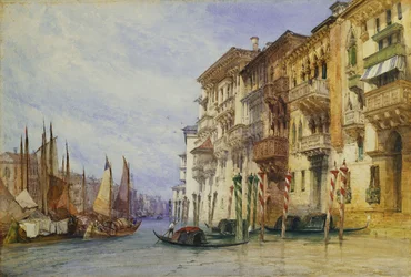 Palaces Near the Entrance of the Grand Canal, Venice, 1898