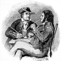 Old Salts (Sailors, Seamen), Enjoying a Pipe of Tobacco