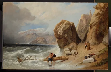 Coast scene near Genoa, 1846
