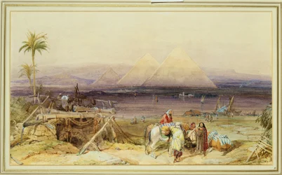 On the Nile, Egypt, 1846