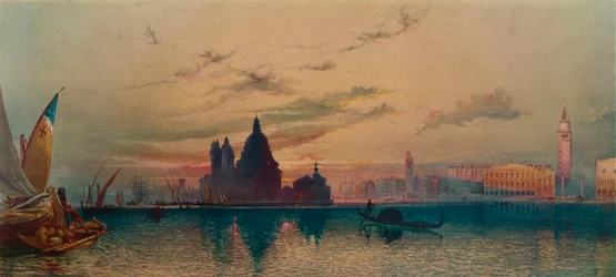 La Santa Salute, from San Giorgio, Venice, 1872