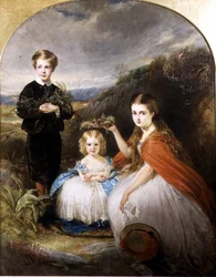 Portrait of the Middleton Children: Jessie Caroline, Alfred Harold, and Alice Edith