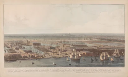 A View of the Commercial Docks at Rotherhithe