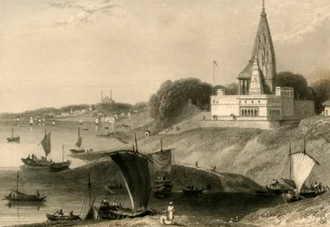 The Bernar Pagoda, Benares