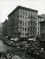 Ludlow Street at Hester Street, Lower East Side, c.1910-21