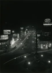 Night View in Columbus Circle