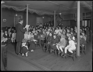 Sunday School Class at the Baptist Church at 235 E. 83rd Street, New York City, February 27, 1916