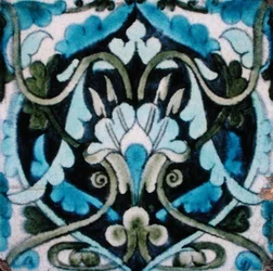 Tile with Persian Style Design