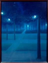 Night Scene in the Parc Royal, Brussels