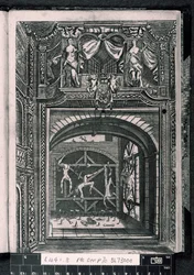 Facade of the Dorset Garden Theatre, Frontispiece from 