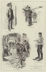 The Salvation Army Social Scheme, Sketches in Hanbury Street, Whitechapel