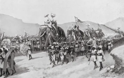Vikramaditya Gupta Goes Forth to War, AD 395