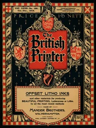 The British Printer cover, 1919