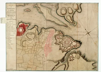 A Plan of St. Philips Castle and Fortifications in the Island of Minorca