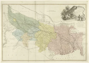 Map of the Ganges River Basin