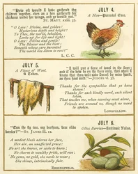 Page from The Bible Emblem Anniversary Book